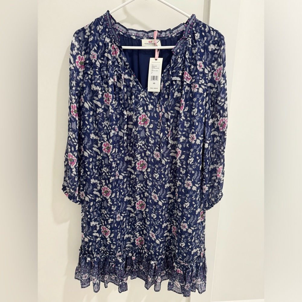 NWT Tiered Floral Ruffle Dress